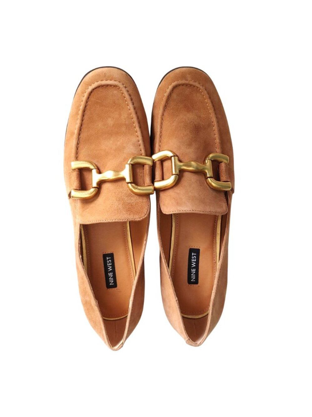 Nine West Lilma Loafer Horsebit Preppy Old Money Staple Suede Office Shoe 11 - Picture 2 of 14